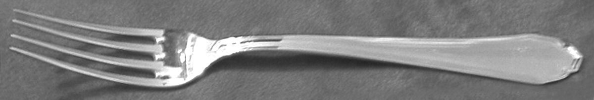 Chippendale (Sterling) Individual Salad Fork by Camusso (Peru)-1