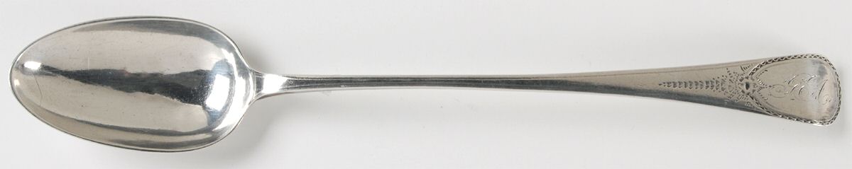 CR53(Sterling) Large Solid Dressing Spoon by Richard Crossley-1