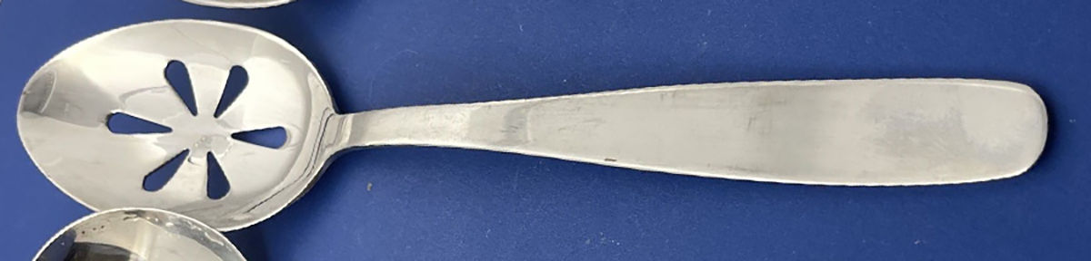 CBS121 (Stainless) Pierced Tablespoon (Serving Spoon) by Cambridge Silver-1