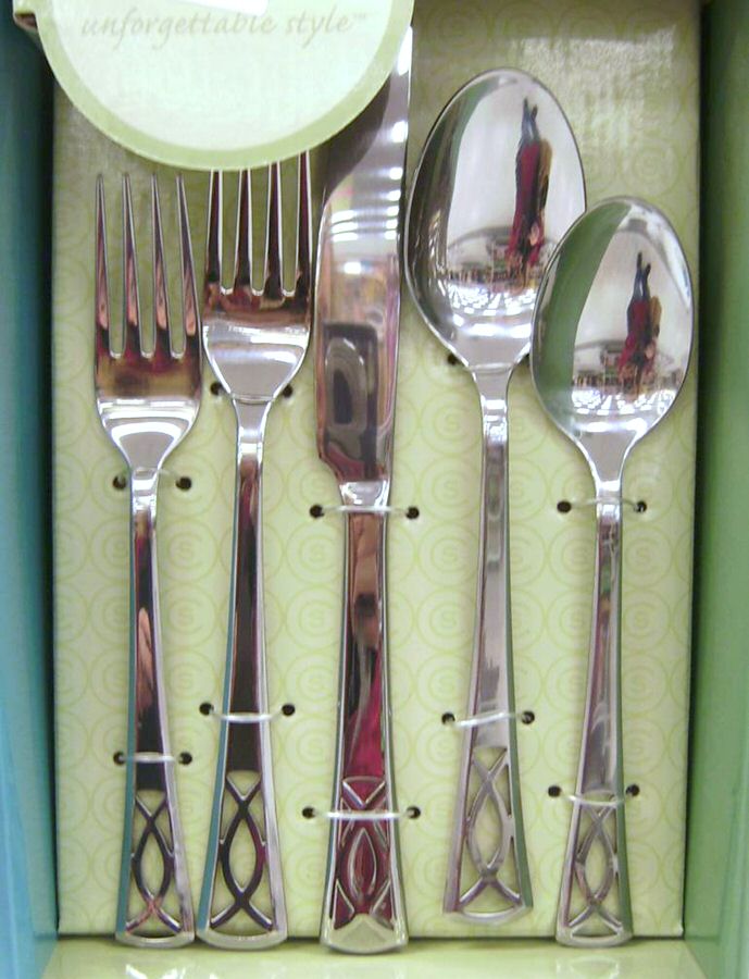 Lattice (Stainless) Fork by Cambridge Silver-1