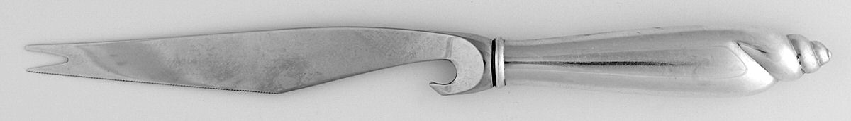 Modern Shell (Sterling) Hollow Handle Bar Knife by Angela Cummings-1