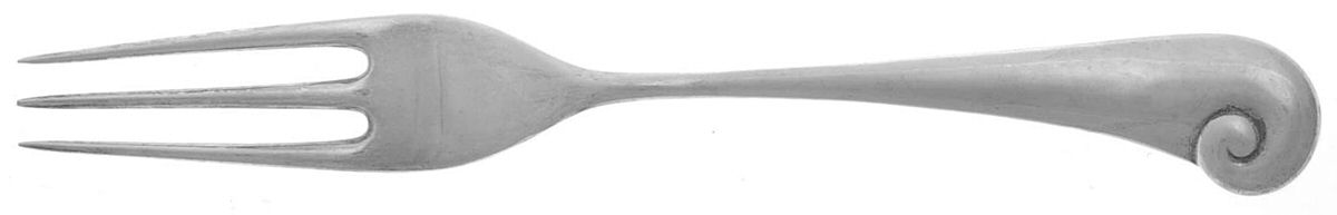 Modern Shell (Sterling) Individual Salad Fork by Angela Cummings-1