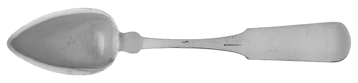 Coin Silver Flatware Tablespoon (Serving Spoon) by Cowles & Albertson-2