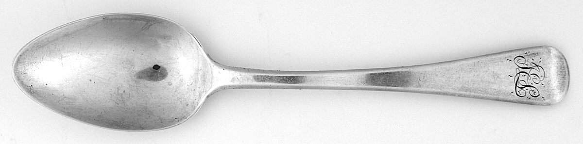 Coin Silver Flatware Five O'Clock Teaspoon by Cpt. Charles Whiting-1