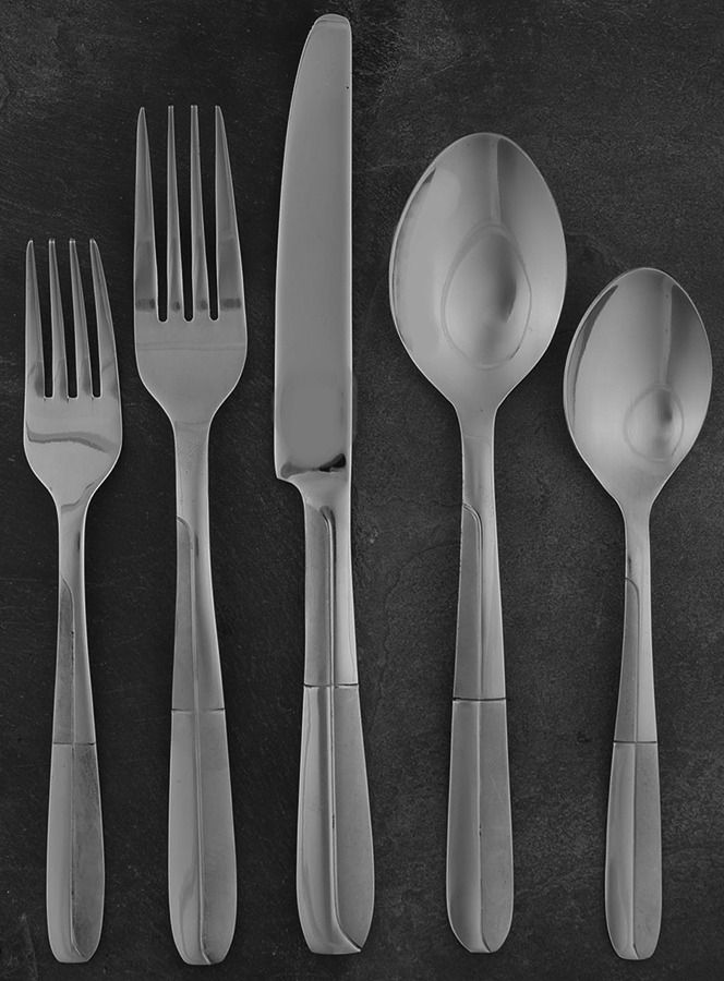 Asher-Sand (Stainless) 5 Piece Place Setting by Cambridge Silver-1