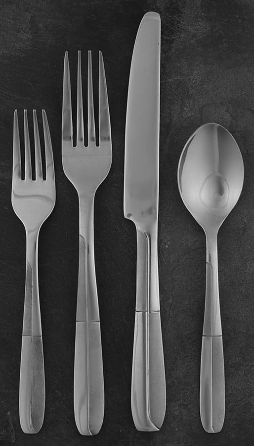 Asher-Sand (Stainless) 4 Piece Place Setting by Cambridge Silver-1