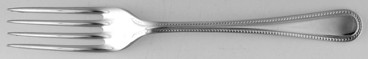 Bead (Silverplate) Individual Salad Fork by R. Carrs (England)-1