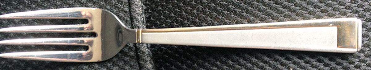 Bristol-Gold Accent (Stainless, Gold Accent) Individual Salad Fork by Cambridge Silver-1