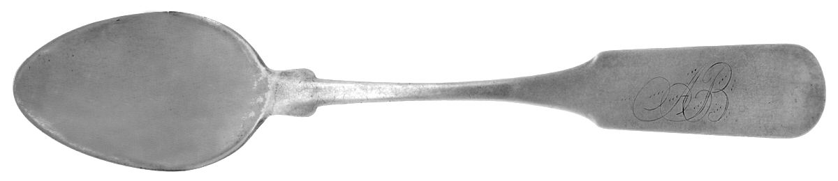 Coin Silver Flatware Teaspoon by Church & Rogers-1