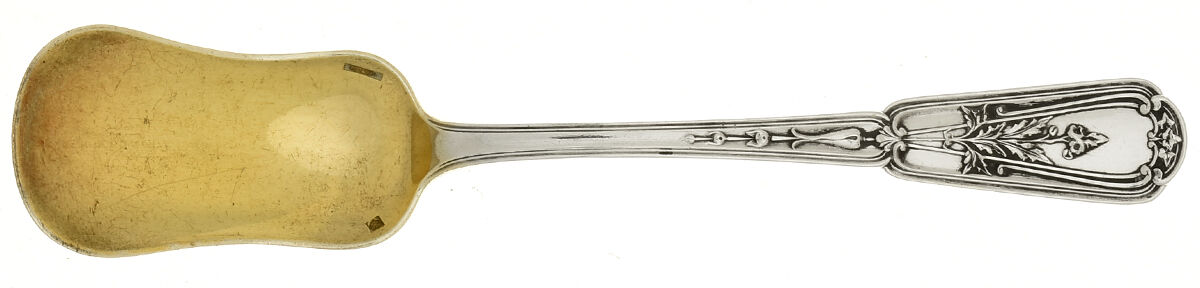CTF82 (Silverplate) Ice Cream Spoon Individual by Christofle France-1