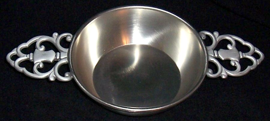 Colonial (Pewter, Hollowware) Double Handled Porringer by Colonial Casting Company-1
