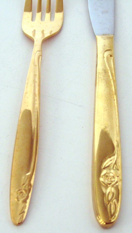 CSM51G (Gold Electroplate) Fork by Cosmos Products Company-1