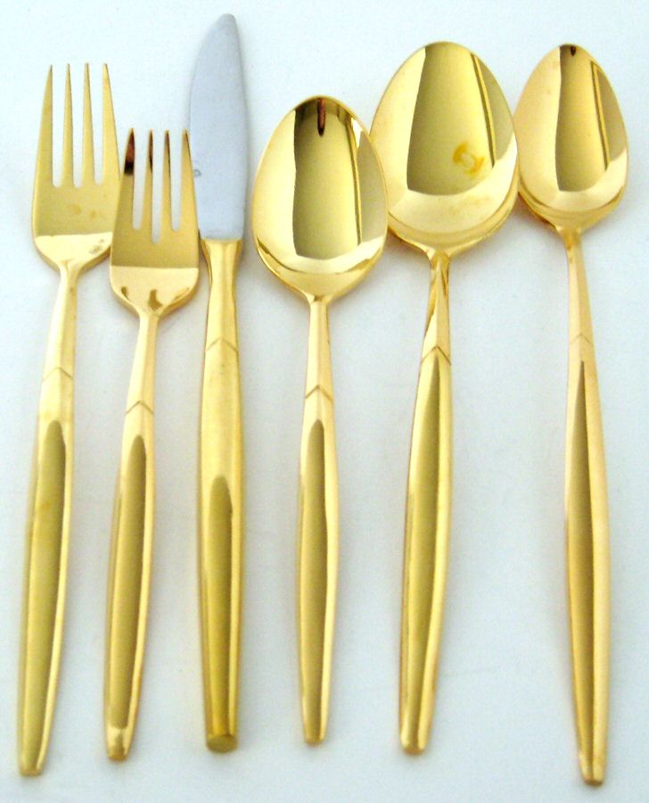 CSM57 (Gold Electroplate) Fork by Cosmos Products Company-1
