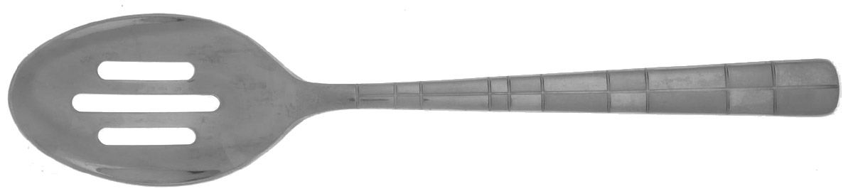 Parallel (Stainless, China) Pierced Tablespoon (Serving Spoon) by Cambridge Silver-1