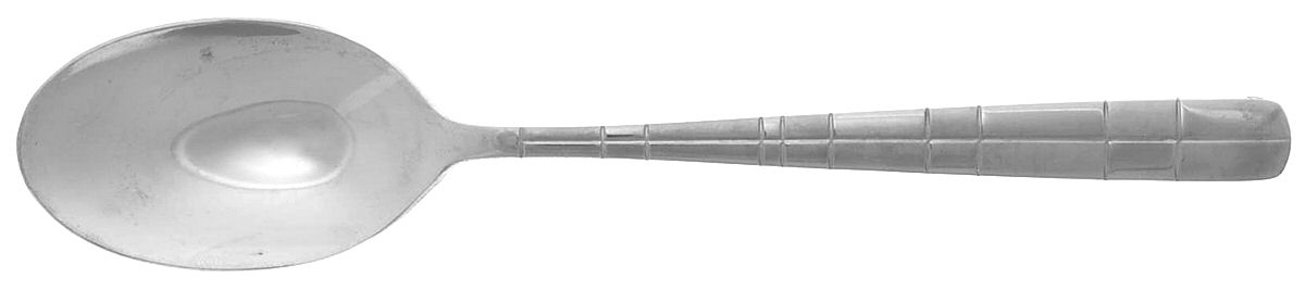 Parallel (Stainless, China) Place/Oval Soup Spoon by Cambridge Silver-1
