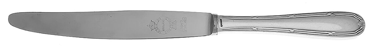 Turgot (Silverplate) Hollow Modern Knife by Christofle France-1