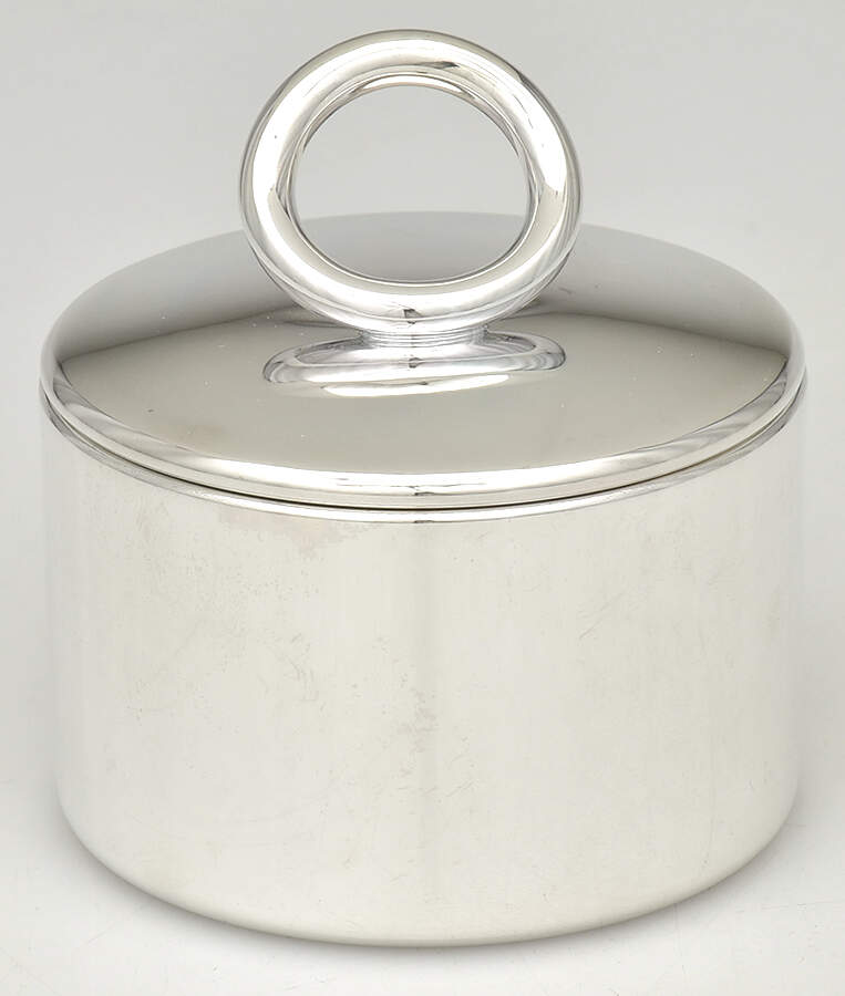 Vertigo (Silverplate, Hollowware) Sugar Bowl & Lid by Christofle France-1