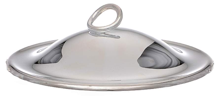 Vertigo (Silverplate, Hollowware) 2 Qt Round Casserole-Lid by Christofle France-1