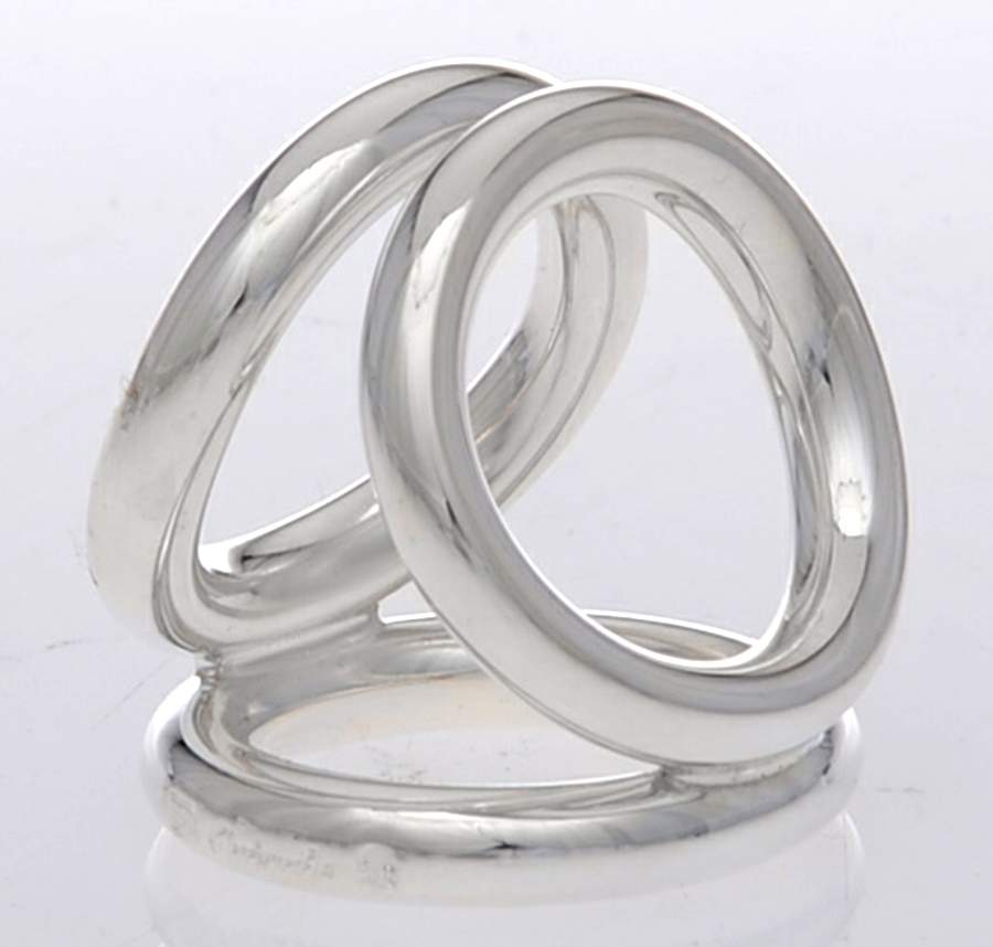 Vertigo (Silverplate, Hollowware) Place Card Holder by Christofle France-1