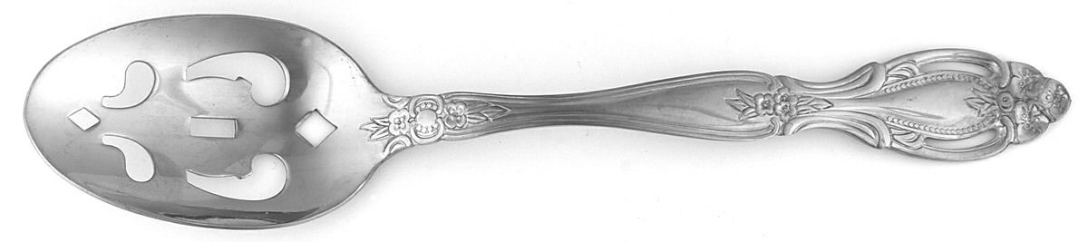 Renaissance (Stainless) Pierced Tablespoon (Serving Spoon) by Cambridge Silver-1
