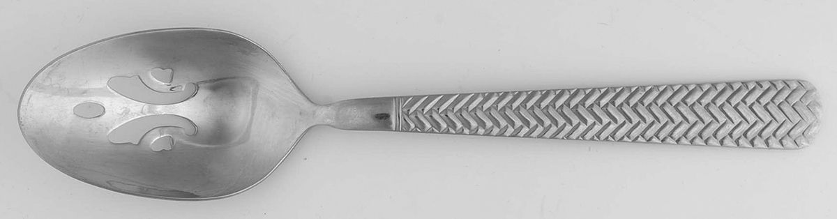 Sea Island (Stainless) Pierced Tablespoon (Serving Spoon) by Cuisinart Flatware-1