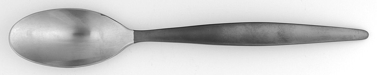 Sheaf-Oxidized (Stainless) Place/Oval Soup Spoon by Calvin Klein-1