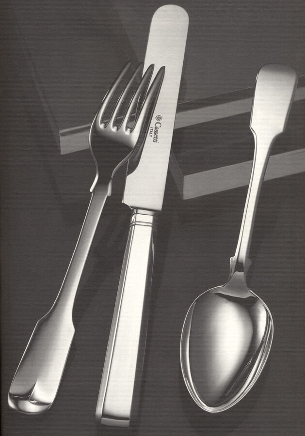 Palatino (Sterling) Fork by Cassetti-1