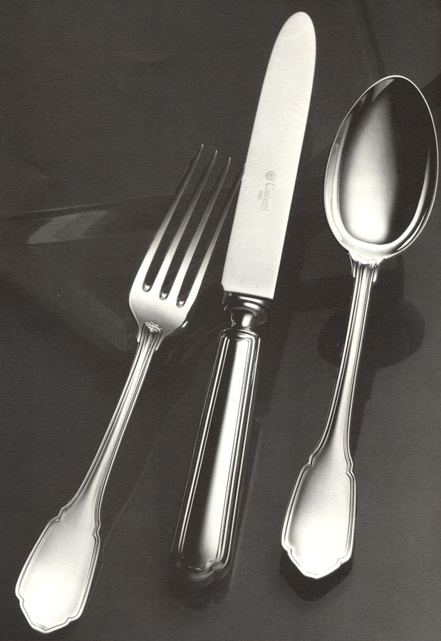 Bisanzio (Silverplate) Fork by Cassetti-1