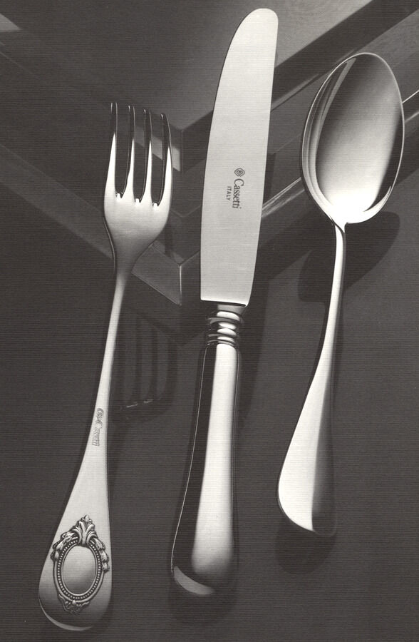Aragona (Silverplate) Fork by Cassetti-1
