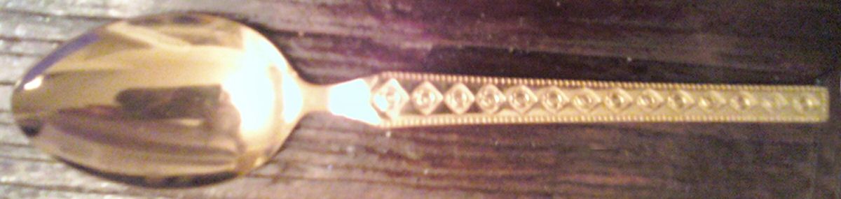 CSS43 (Gold, Electroplate) Teaspoon by Continental Silver-1