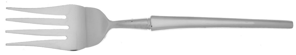 Uptown (Stainless) Cold Meat Fork Large, Stainless Tines HC by Crate & Barrel Flatware-1
