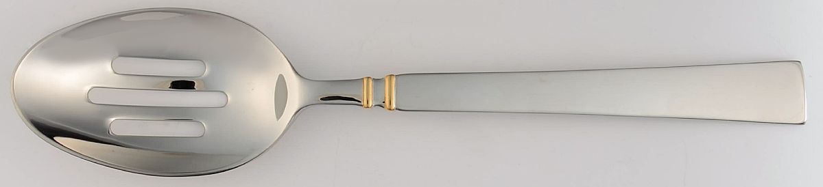 Danbury (Stainless) Pierced Tablespoon (Serving Spoon) by Cambridge Silver-1