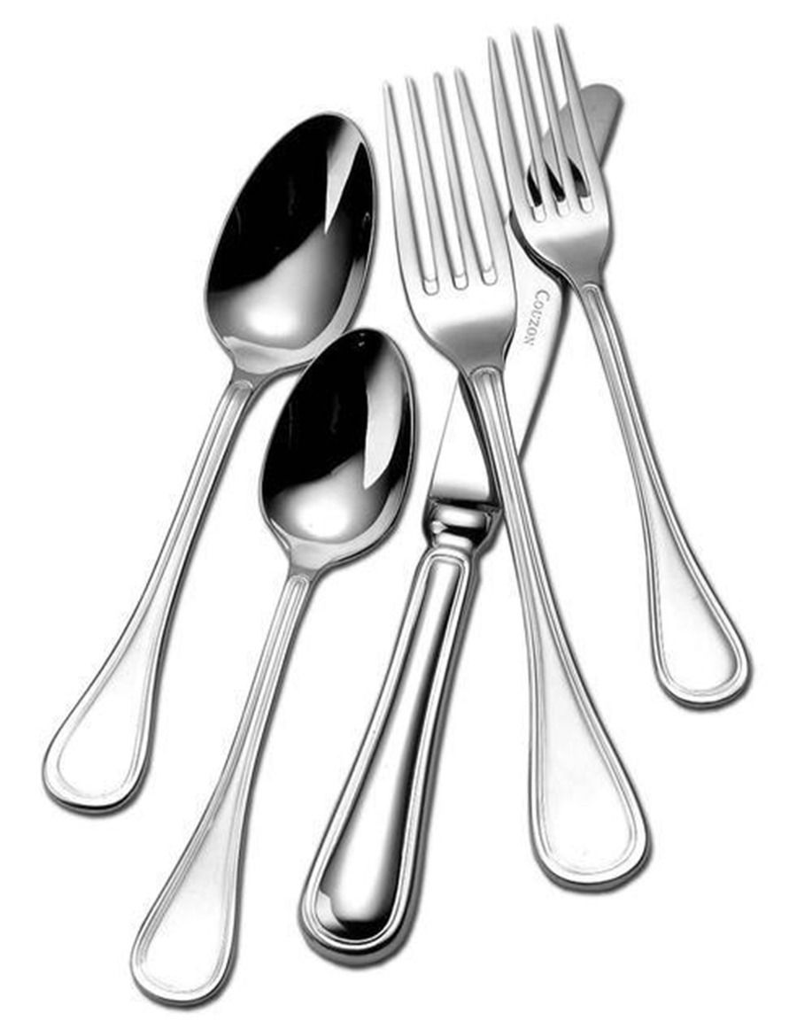 Lyrique (Silverplate) Fork by Jean Couzon-1