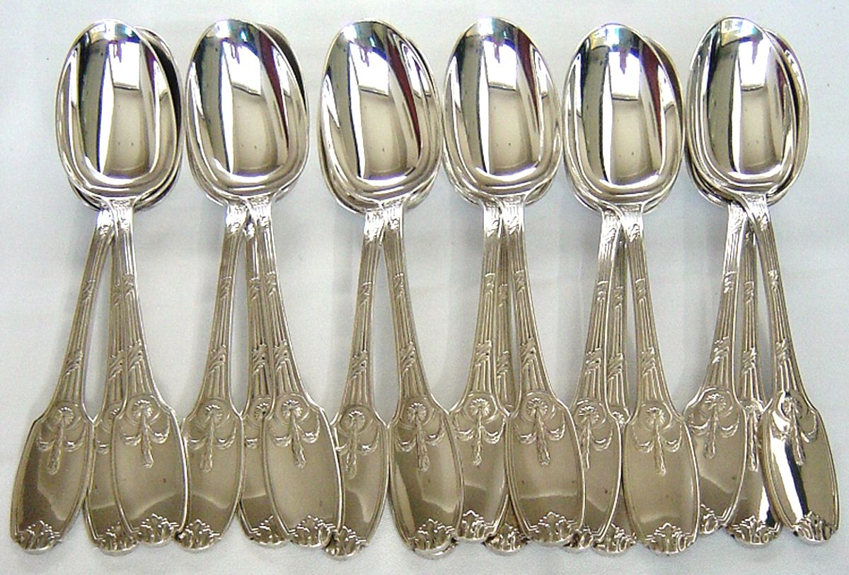 CTF90 (Silverplate) Teaspoon by Christofle France-1