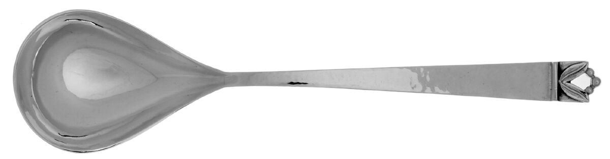 CEQ1 (Sterling) Solid Salad Serving Spoon by Cellini-1