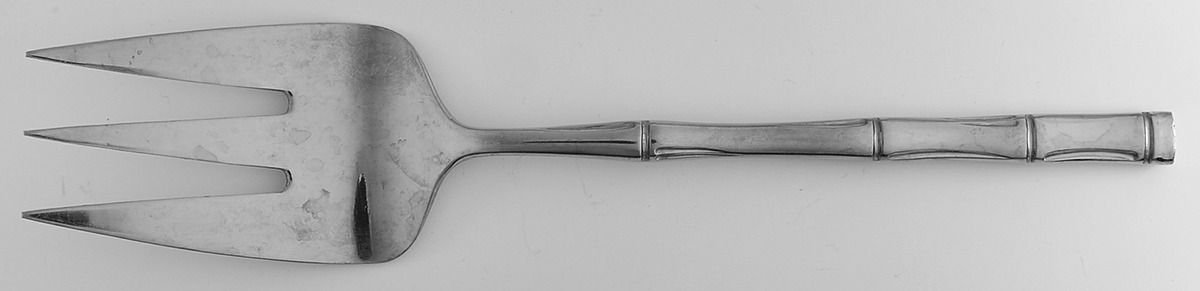 CLF2-1 (Stainless, Korea) Medium Solid Cold Meat Serving Fork by The Cellar(Flatware)-1