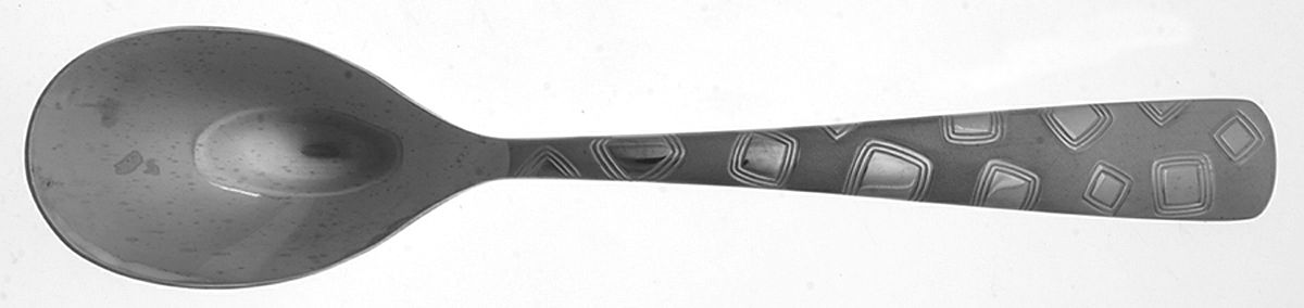 Bedrock Sand (Stainless) Place/Oval Soup Spoon by Cambridge Silver-1