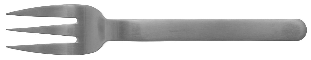 Wren (Stainless, Satin) Medium Solid Cold Meat Serving Fork by Cambridge Silver-1