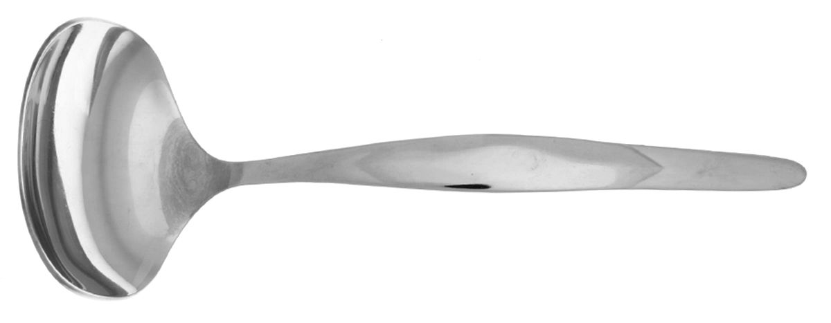 CUE2 (Stainless) Solid Gravy Ladle by Cutco Silver-1