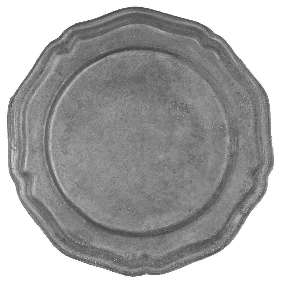 Queen Anne (Hollowware, Other Alloy Metal) Bread and Butter Plate by Crown Castle Ltd-1
