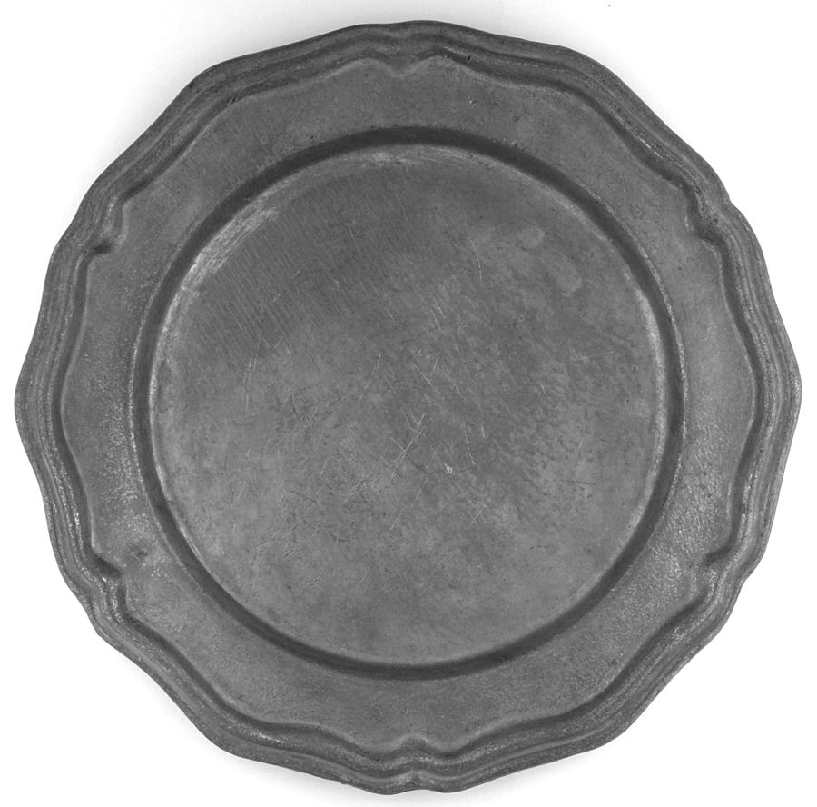 Queen Anne (Hollowware, Other Alloy Metal) Dinner Plate by Crown Castle Ltd-1