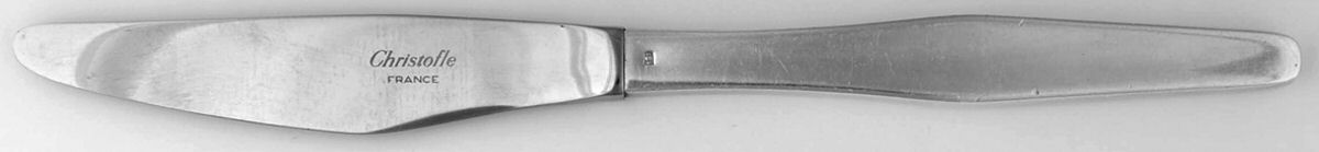 CTF98 (Silverplate) Modern Hollow Knife by Christofle France-1