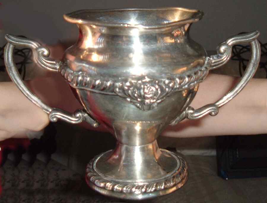 2802 (Silverplate, Hollowware) Sugar Bowl No Lid by Continental Silver Company Silverplate-1