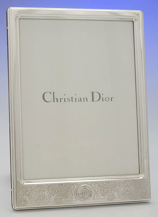 Silverplate Hollowware Frame Holds 8" X 10" by Christian Dior-1