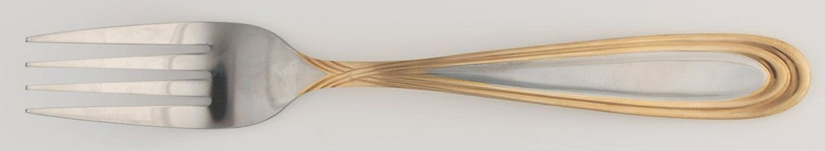 Splendor-(Stainless, Gold Accent) Fork by Cambridge Silver-1
