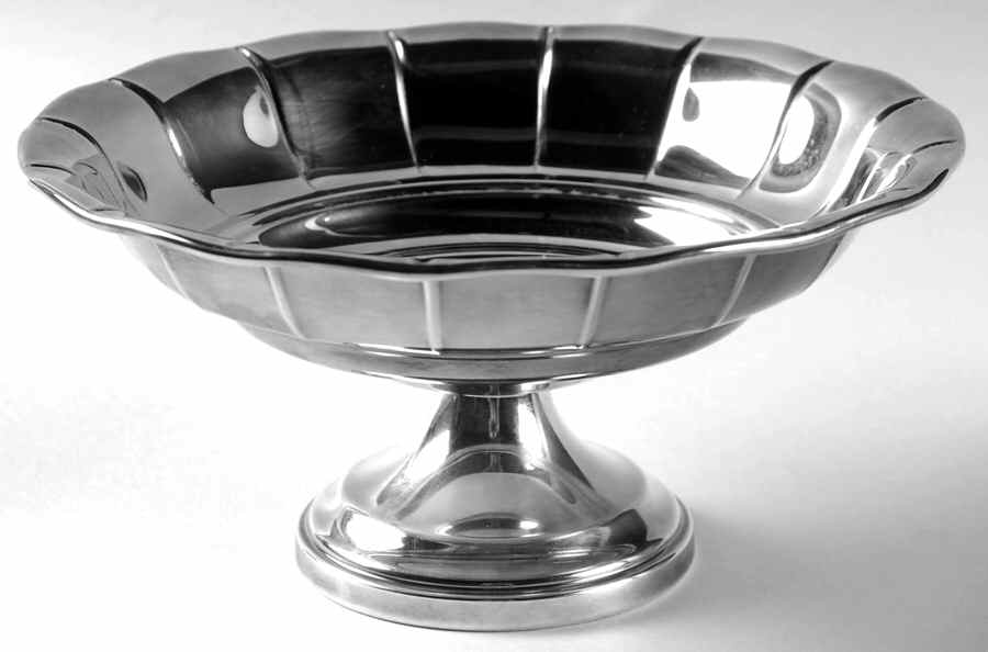 94 (Silverplate, Hollowware) Silverplate Compote by Cheshire Silver-1