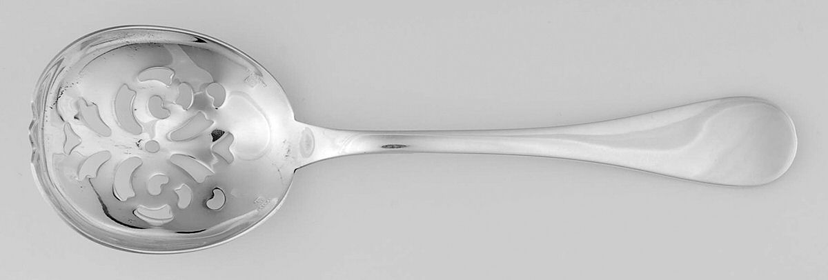 Berry (Silverplate) Ice Serving Spoon Large by Christofle France-1