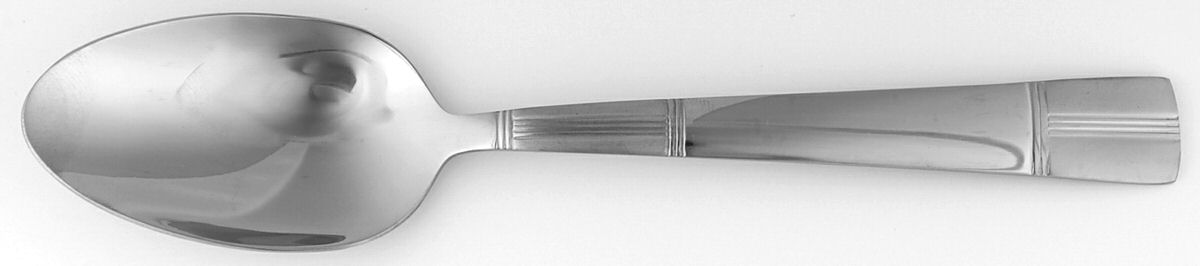 Symmetry (Stainless) Place/Oval Soup Spoon by Cuisinart Flatware-1