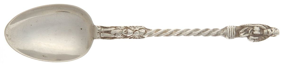 C7F1 (Sterling) Demitasse Spoon by C W Fletcher & Son Ltd-1