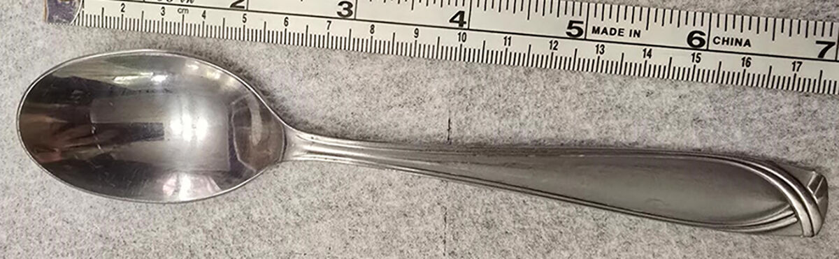 Davenport Sand (Stainless) Place/Oval Soup Spoon by Cambridge Silver-1